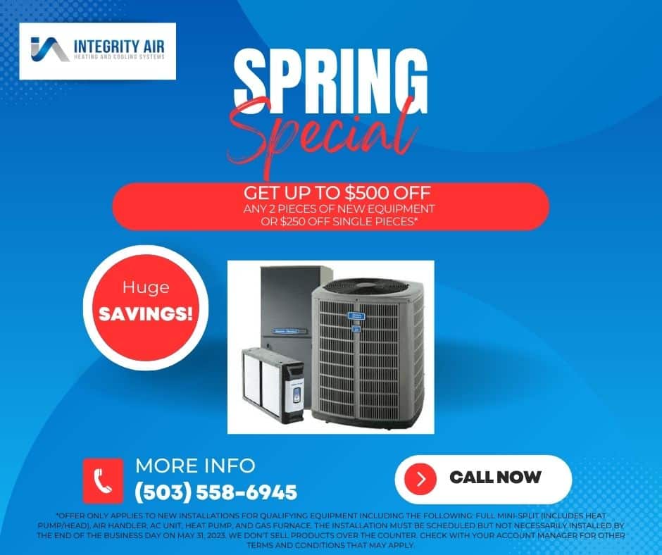 Integrity Air Spring Special up to $500 off