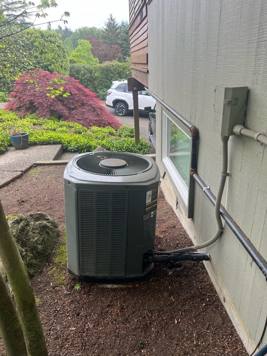 Trane Air Conditioner outside Portland home